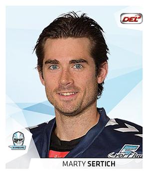 2014-15 Playercards Stickers (DEL) #082 Marty Sertich Front