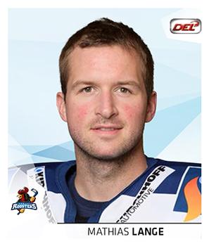 2014-15 Playercards Stickers (DEL) #104 Mathias Lange Front