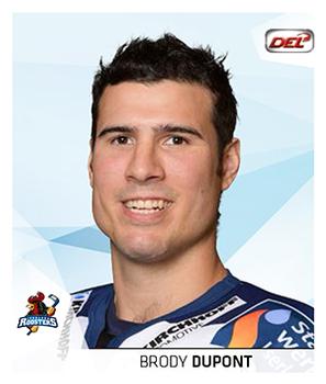 2014-15 Playercards Stickers (DEL) #116 Brodie Dupont Front