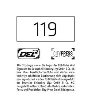 2014-15 Playercards Stickers (DEL) #119 Jeff Giuliano Back