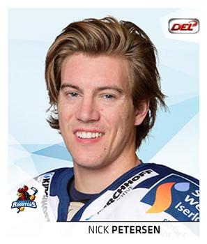 2014-15 Playercards Stickers (DEL) #121 Nick Petersen Front