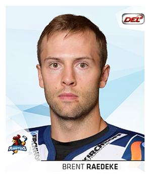 2014-15 Playercards Stickers (DEL) #122 Brent Raedeke Front