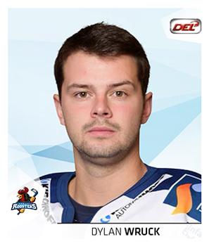 2014-15 Playercards Stickers (DEL) #123 Dylan Wruck Front