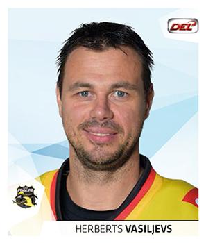 2014-15 Playercards Stickers (DEL) #165 Herberts Vasiljevs Front