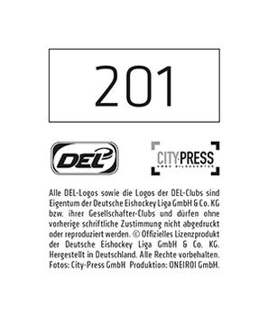 2014-15 Playercards Stickers (DEL) #201 Dominik Kahun Back
