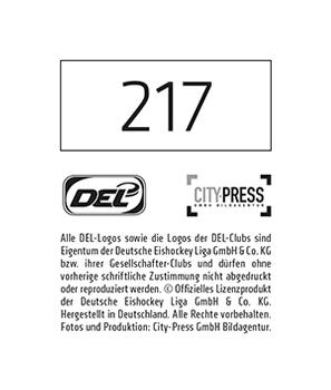 2014-15 Playercards Stickers (DEL) #217 Patrick Buzas Back