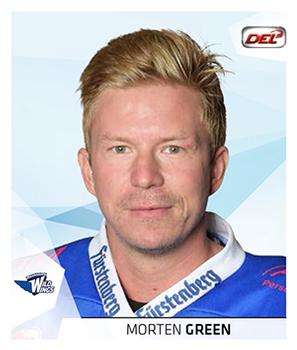 2014-15 Playercards Stickers (DEL) #238 Morten Green Front