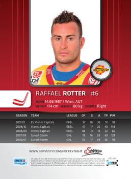 2011-12 Austrian EBEL #EBEL-045 Rafael Rotter Back