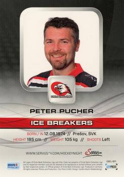 2011-12 Austrian EBEL - Ice Breakers #EBEL-IB11 Peter Pucher Back
