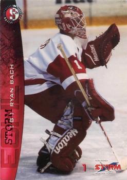 1996-97 SplitSecond Toledo Storm (ECHL) #NNO Ryan Bach Front
