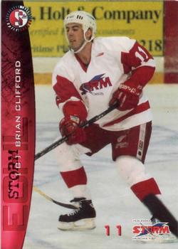 1996-97 SplitSecond Toledo Storm (ECHL) #NNO Brian Clifford Front