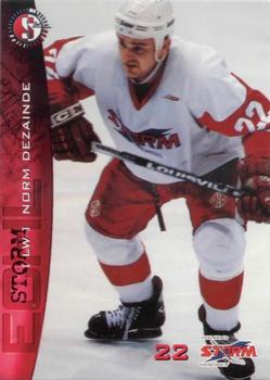 1996-97 SplitSecond Toledo Storm (ECHL) #NNO Norm Dezainde Front