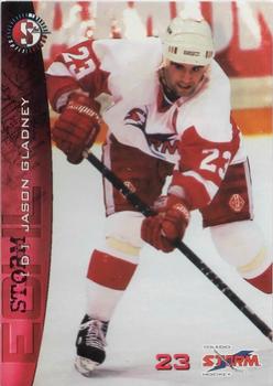 1996-97 SplitSecond Toledo Storm (ECHL) #NNO Jason Gladney Front