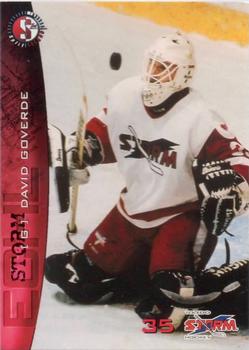 1996-97 SplitSecond Toledo Storm (ECHL) #NNO David Goverde Front