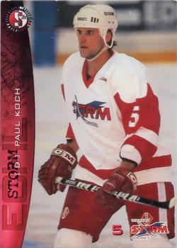 1996-97 SplitSecond Toledo Storm (ECHL) #NNO Paul Koch Front
