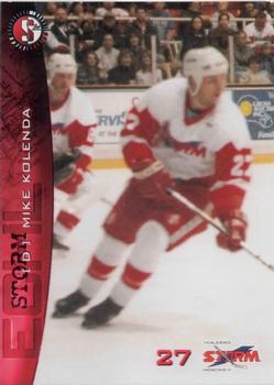 1996-97 SplitSecond Toledo Storm (ECHL) #NNO Mike Kolenda Front