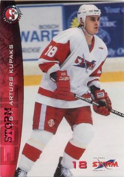 1996-97 SplitSecond Toledo Storm (ECHL) #NNO Arturs Kupaks Front