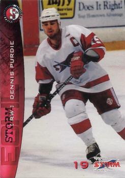 1996-97 SplitSecond Toledo Storm (ECHL) #NNO Dennis Purdie Front