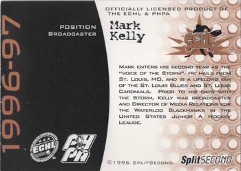 1996-97 SplitSecond Toledo Storm (ECHL) #NNO Mark Kelly Back