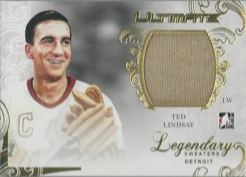 2014-15 In The Game Ultimate Memorabilia - Ultimate Legendary Sweaters Jersey Gold #LS-TL1 Ted Lindsay Front