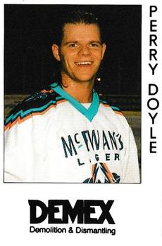 1995-96 Sheffield Steelers (BNL) #NNO Perry Doyle Front