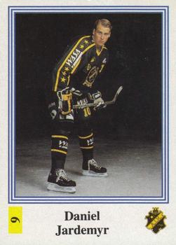 1991-92 Semic Elitserien (Swedish) Stickers #9 Daniel Jardemyr Front