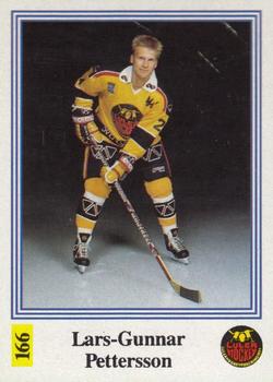 1991-92 Semic Elitserien (Swedish) Stickers #166 Lars-Gunnar Pettersson Front