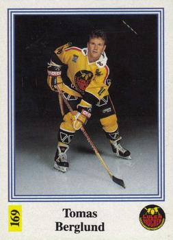 1991-92 Semic Elitserien (Swedish) Stickers #169 Tomas Berglund Front
