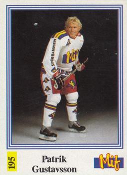 1991-92 Semic Elitserien (Swedish) Stickers #195 Patrik Sylvegård Front