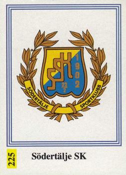 1991-92 Semic Elitserien (Swedish) Stickers #225 Sodertalje SK/Team Emblem Front