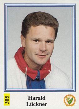 1991-92 Semic Elitserien (Swedish) Stickers #305 Harald Luckner Front