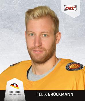 2016-17 Playercards Stickers (DEL) #385 Felix Bruckmann Front