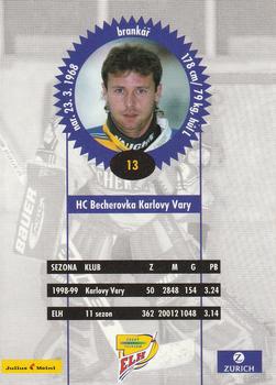 1999-00 Czech OFS #13 Rudolf Pejchar Back