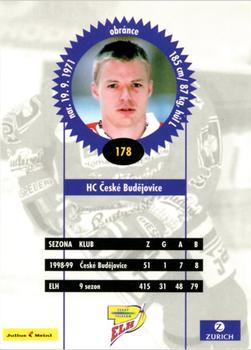 1999-00 Czech OFS #178 Roman Cech Back
