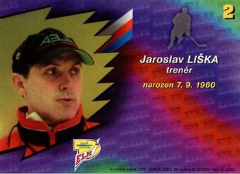 2000-01 Czech OFS #2 Jaroslav Liska Back