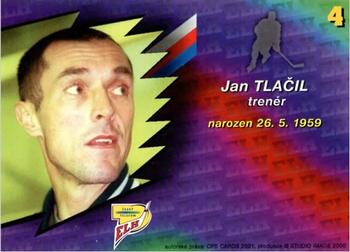 2000-01 Czech OFS #4 Jan Tlacil Back