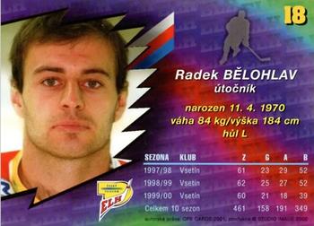 2000-01 Czech OFS #18 Radek Belohlav Back