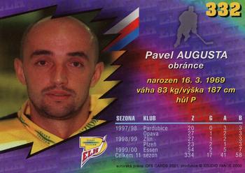 2000-01 Czech OFS #332 Pavel Augusta Back