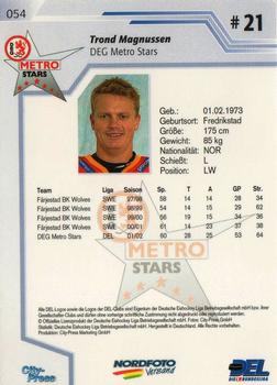 2002-03 Playercards (DEL) #54 Trond Magnussen Back