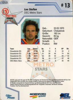 2002-03 Playercards (DEL) #59 Leo Stefan Back