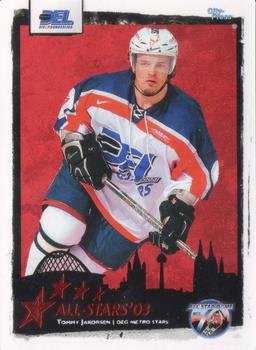 2003-04 Playercards (DEL) - All-Stars '03 #AS18 Tommy Jakobsen Front