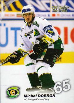 2007-08 Czech OFS #34 Michal Dobron Front