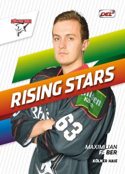 2016-17 German DEL Playercards Premium - Rising Stars #DEL-RS05 Maximilian Faber Front