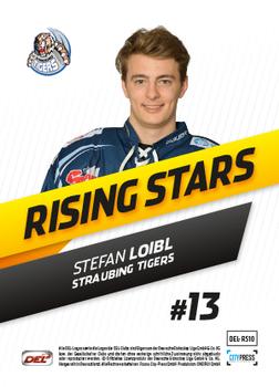 2016-17 German DEL Playercards Premium - Rising Stars #RS10 Stefan Loibl Back