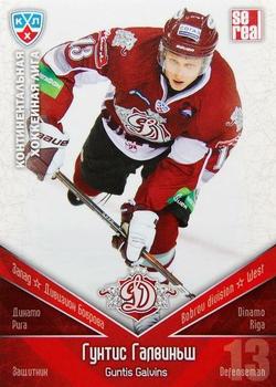 2011-12 Sereal KHL Basic Series #ДРГ004 Guntis Galvins Front