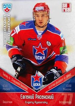 2011-12 Sereal KHL Basic Series #ЦСК006 Evgeny Ryasensky Front