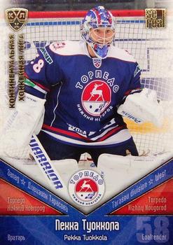 2011-12 Sereal KHL Basic Series - Gold Parallel #ТОP003 Pekka Tuokkola Front