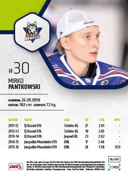 2016-17 Playercards (DEL2) #DEL2-067 Mirko Pantkowski Back