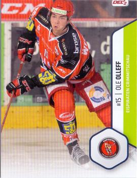 2016-17 Playercards (DEL2) #DEL2-136 Ole Olleﬀ Front
