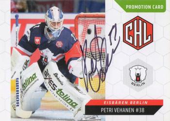 2015-16 Playercards Premium Series 1 (DEL) - Promotion Cards #NNO Petri Vehanen Front